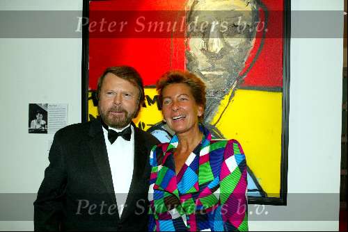Utrecht 9 november 2003
Premiere Mama Mia in Utrec ht
Bjorn Ulvaeus  en Janine v d Ende