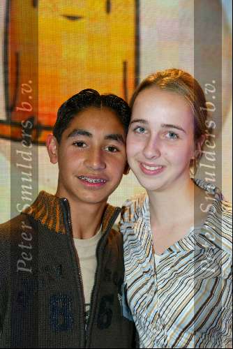 Aalsmeer 18 november 2003
Achmea kennis quiz met Chazia Morali.
Jethro Thenu