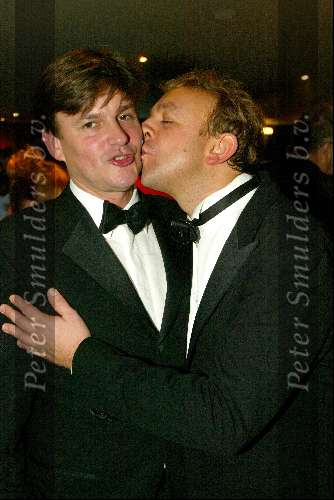 Utrecht 9 november 2003
Premiere Mama Mia in Utrec ht
Jon v Eerd met vriend