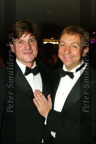 Utrecht 9 november 2003
Premiere Mama Mia in Utrec ht
Jon v Eerd met vriend