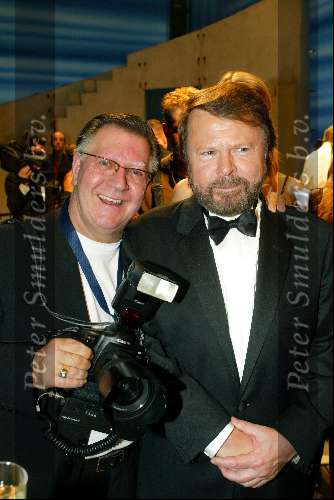 Utrecht 9 november 2003
Premiere Mama Mia in Utrec ht
Bjorn Ulvaeus  en Joop v Tellingen