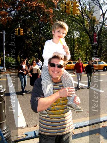 New York  3 november 2003
Martijn Krabbe met bikkel  in new york