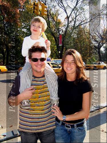 New York  3 november 2003
Martijn Krabbe met bikkel en amanda in new york