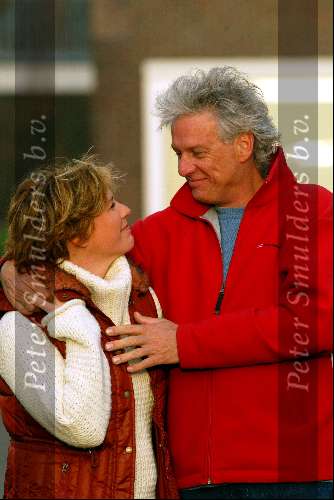 Hilversum 29 november 2003
Myrna Goosen met haar nieuwe vriend IJsbrandy