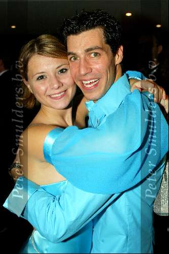 Utrecht 9 november 2003
Premiere Mama Mia in Utrec ht
Oren Schrijver en  Celine Purcell