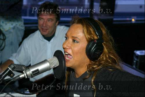 Amsterdam 14 november 2003
Presentatie cd gordon op de supperclub boot.
Patty Brard