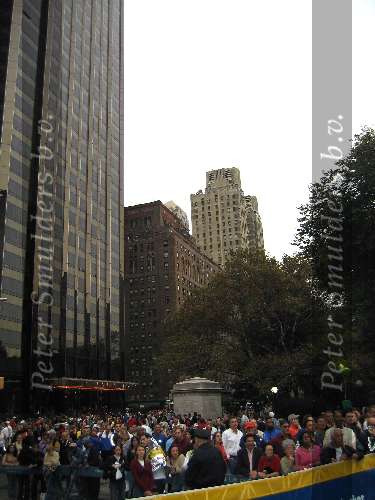 New York 2 september 2003
Marathon van New York.
Huis Prinses Christina aan central park west