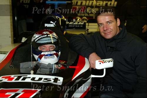 Donnington 25 november 2003
Trust & Minardi in donnington
Raymond Vermeulen en Jos Verstappen