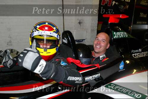 Donnington 25 november 2003
Trust & Minardi in donnington
Nicolas Kiesa met Rob Kamphuus
