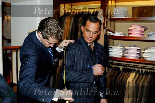 Amsterdam 27 november 2003.
Ralph Lauren Winkel op PC Hooftstraat 1 jarig bestaan.
Robert Halewijn