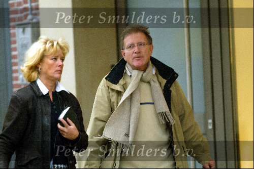 Amsterdam 11 november 2003
Ruud ter Weijden met vrouw op pc hooftstraat
