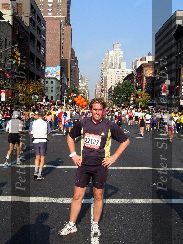 New York 2 september 2003
Marathon van New York.

edwin smulders en leo v berkel na afloop va marathon