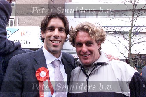 Eindhoven 6 mei 2001
PSV-Heerenveen 3-0
PSV Landskampioen 2000/2001
Ruud v Nistelrooy en Edwin Smulders