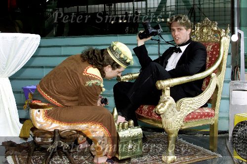 Edwin Smulders bij de opening van het Pathe Theater
15 maart 2000