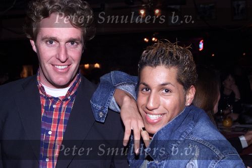 17 januari 2001
Nieuwjaars receptie Henk Geels bij Bobs Saloon.
Jody Bernal en Edwin Smulders