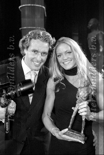 Amsterdam 19 december2001
Sportvrouw van het jaar verkiezing.
Inge de Bruijn en Edwin Smulders