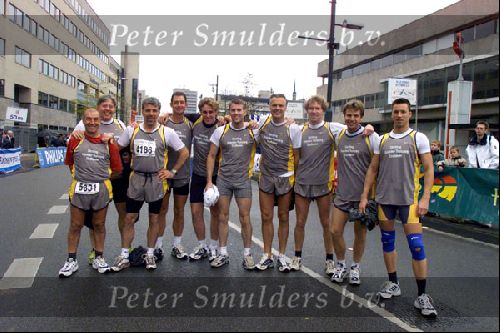 Marathon Eindhoven 8 Oktober 2000
Edwin Smulders Ernie Brandts Erik Gerets Eddy Dubbelboer, Leo v Berkel Peter e.a.