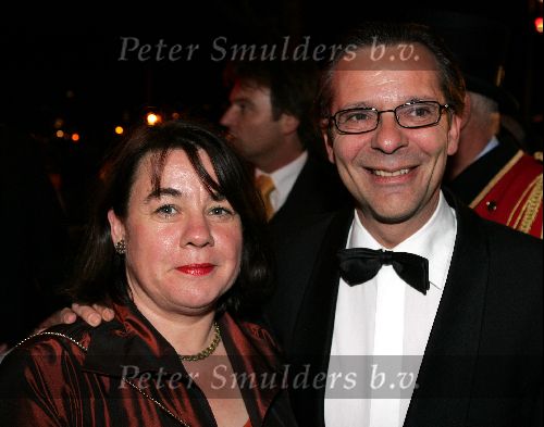 Amsterdam 15 november 2004
Opening theater Carre in Amsterdam.
Frank de Grave met vrouw