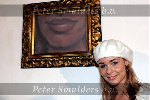 Amsterdam 10 november 2004
Graham Johnston de visagist van Bridget Jones. 
Froukje de Both met pet