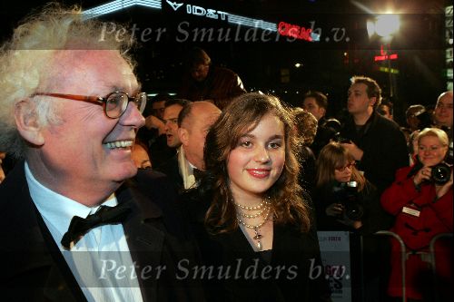 Amsterdam 8 november 2004
Premiere Bridget Jones  in tuschinski.
Henk Spaan met dochter