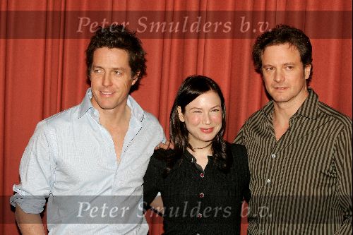 Amsterdam 8 november 2004
Persconferentie Bridget Jones  hotel de Grand
Renee Zellweger Hugh Grant en Colin Firth