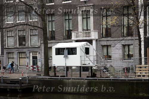 Amsterdam 29 november 2004
Huis Burgemeester Job Cohen met beveiliging.