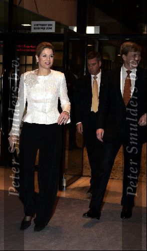 Den Haag 24 november 2004
Feest Prins Friso en Mabel Wisse Smit in danstheater.
Prinses Maxima  en Prins Willem Alexander