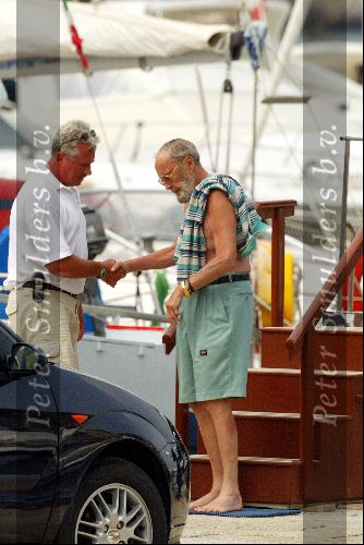 Porte Ercole 23 juli 2002
Prins Willem Alexander en Maxima varen met Prins Bernhard met de Jumbo VI