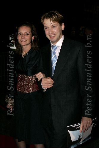 Den Haag 24 november 2004
Feest Prins Friso en Mabel Wisse Smit in danstheater.
Prins Floris met vriendin  Aimee
