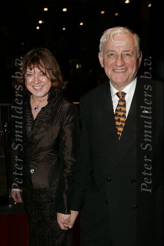 Den Haag 24 november 2004
Feest Prins Friso en Mabel Wisse Smit in danstheater.
Wim Dik met vrouw