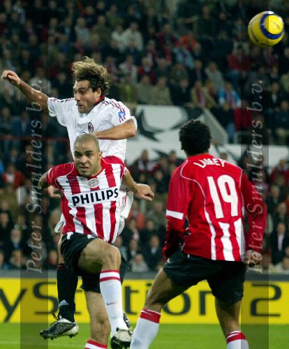 Eindhoven, 1 November 2005
Wedstrijd Champions League seizoen 2005/2006tussen PSV-AC Milaan, eindstand 1-0
Alex PSV 
Foto: © Peter Smulders