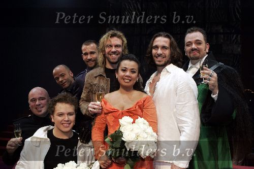 Utrecht 3 november 2005
Premiere Jesus Christ superstar in schouwburg Utrecht.
 Dieter Troubleyn Martin v d Starre Casey francisco en jamai