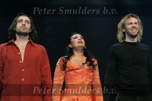 Utrecht 3 november 2005
Premiere Jesus Christ superstar in schouwburg Utrecht.
 Dieter Troubleyn Martin v d Starre Casey francisco