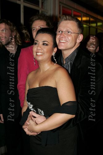 Utrecht 3 november 2005
Premiere Jesus Christ superstar in schouwburg Utrecht.
Casey Francisco met man