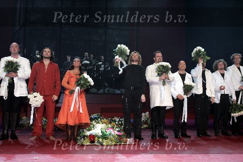Utrecht 3 november 2005
Premiere Jesus Christ superstar in schouwburg Utrecht.
 Dieter Troubleyn Martin v d Starre Casey francisco en jamai