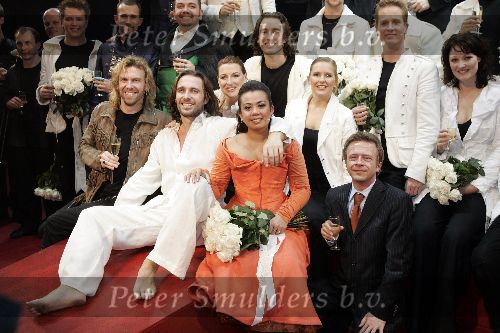 Utrecht 3 november 2005
Premiere Jesus Christ superstar in schouwburg Utrecht.
 Dieter Troubleyn Martin v d Starre Casey francisco en jamai