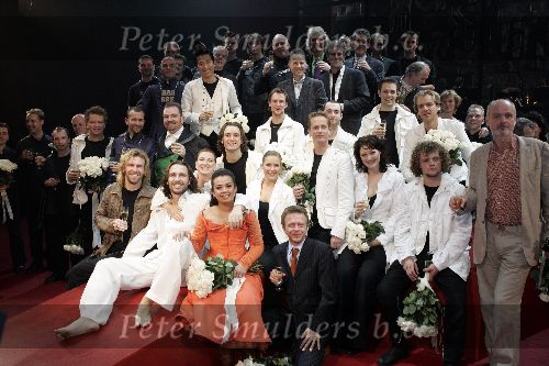 Utrecht 3 november 2005
Premiere Jesus Christ superstar in schouwburg Utrecht.
 Dieter Troubleyn Martin v d Starre Casey francisco en jamai  en rest van cast