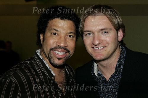 Amsterdam 27 november 2005
Lionel Ritchie optreden voor Holland casino
Lionel ritchie en Christiaan Looman