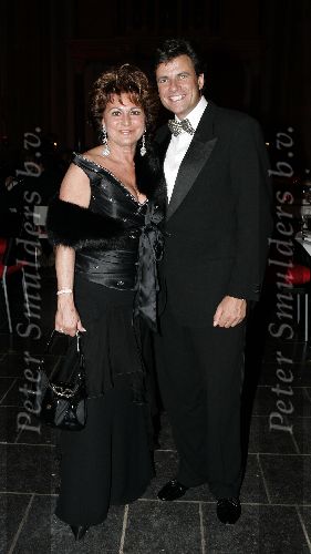 Arnhem 26 november 2005
Gala Ronnie Tober foundation.
Christine Kroonenberg met vriend