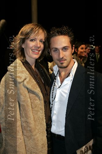 Utrecht 3 november 2005
Premiere Jesus Christ superstar in schouwburg Utrecht.
Christoph Haddad met vriendin