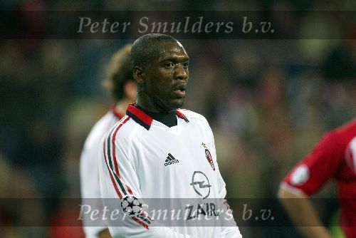 Eindhoven, 1 November 2005
Wedstrijd Champions League seizoen 2005/2006 tussen PSV-AC Milaan, eindstand 1-0
Clarence Seedorf 
© Foto: Peter Smulders