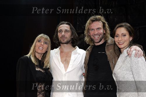 Utrecht 3 november 2005
Premiere Jesus Christ superstar in schouwburg Utrecht.
 Dieter Troubleyn Martin v d Starre Pia Douwes en Joke de Kruijf