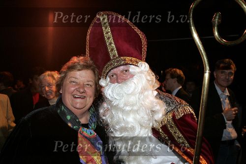 Amsterdam 27 november 2005
Guido den Aantrekker als sinterklaas met Erica Terpstra