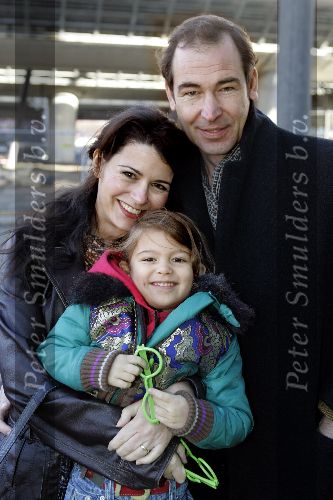 Amsterdam 16 november 2005
Premiere Chicken Little in Pathe arena.
Caroline de Bruijn met dochter en Erik de Vogel