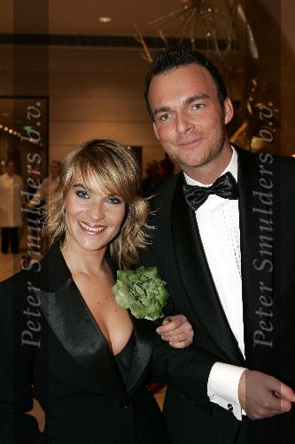 Amsterdam 28 november 2005
Beau Monde awards in het hilton.
Fleur v d Kieft met vriend