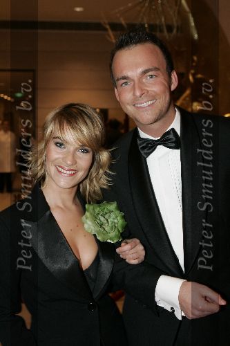 Amsterdam 28 november 2005
Beau Monde awards in het hilton.
Fleur v d Kieft met vriend
