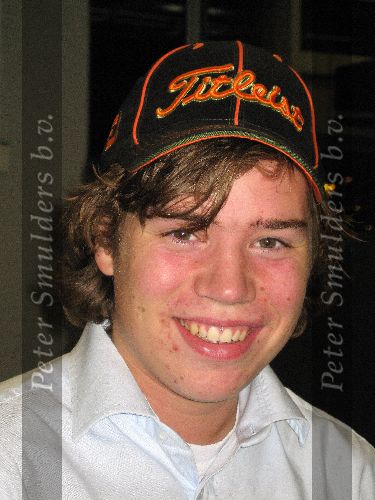 Schiphol, 17 November 2005
Floris de Haas, golfspeler van Jong Oranje NGF