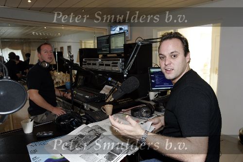 Fijnaart 5 november 2005
Frans Bauer opnames voor show van Edwin Evers van Radio 538 in huiskamer bij Frans thuis. Edwin evers