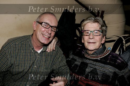 Amsterdam 7 november 2005
Presentatie boek van Agnes v Oeveren .
Friso Wiegersma met vriend