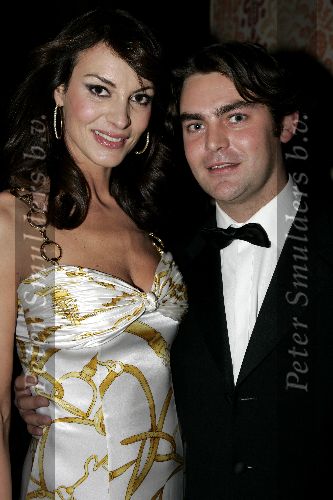 Amsterdam 28 november 2005
Beau Monde awards in het hilton.
Irene v d Laar met verloofde Sander